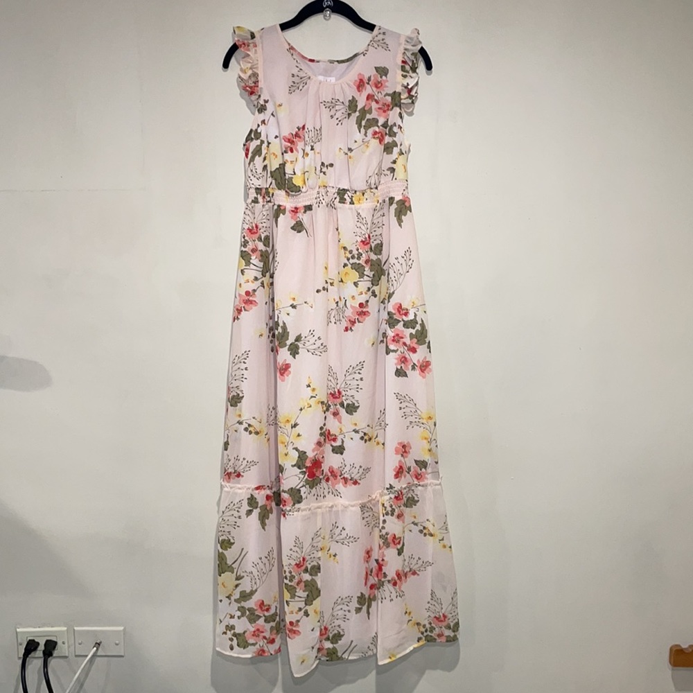 Floral Maternity Maxi Dress NWT Medium